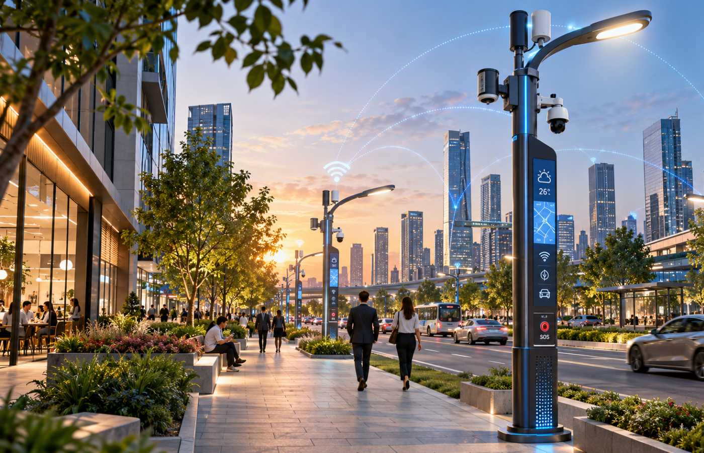 Smart pole infrastructure solution